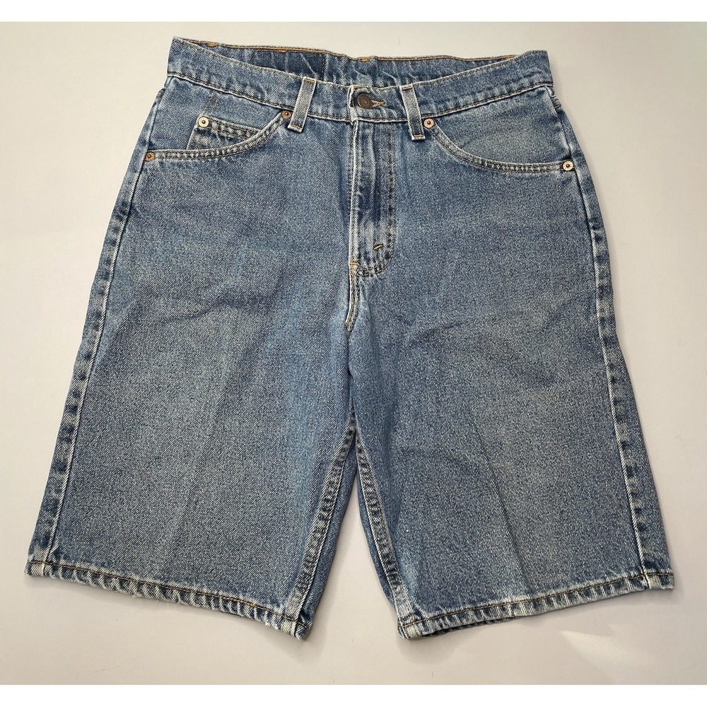 Levi's 550 Denim Shorts Mens 30 Blue Vintage 90s Orange Tab Made in USA Relaxed